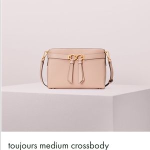 Kate Spade Toujours Medium Crossbody flapper pink